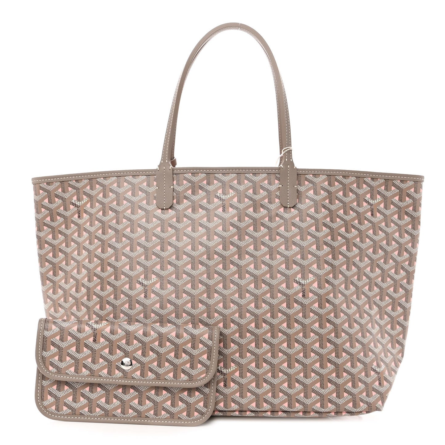 Goyardine Saint Louis Claire Voie PM Grege Powder Pink