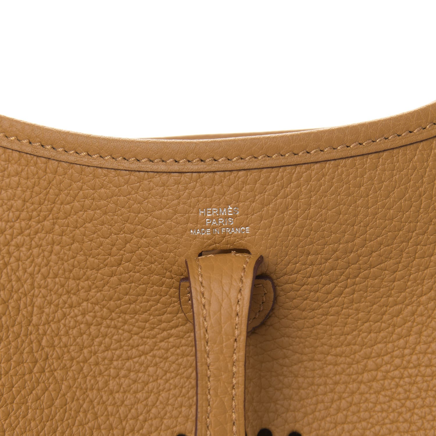 Hermes Taurillon Clemence Allegro Evelyne TPM Sesame 6 of 11