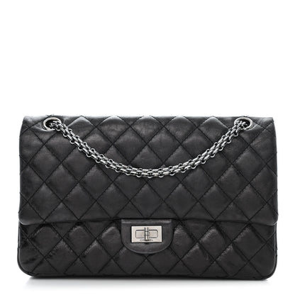 Chanel Aged Calfskin Quilted 2.55 Reissue 226 Flap Black 1 of 14