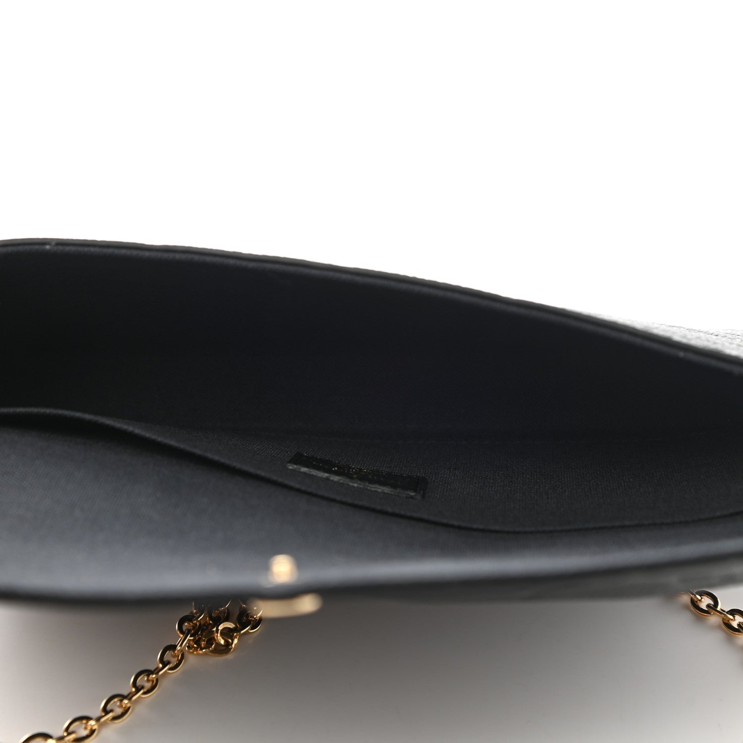 Louis Vuitton Empreinte Pochette Felicie Chain Wallet Black 6 of 11