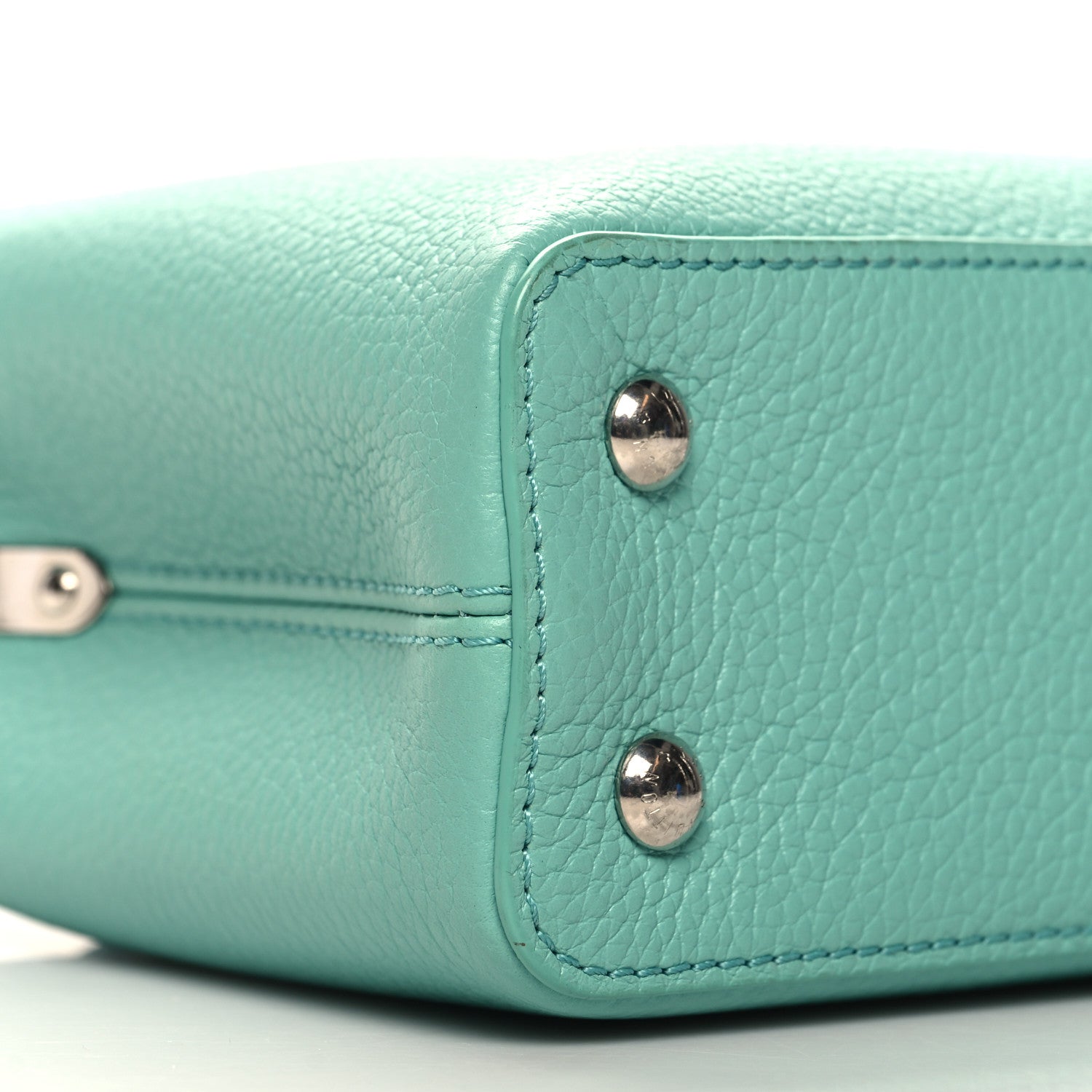 Louis Vuitton Taurillon Mini Capucines Miami Green 8 of 9