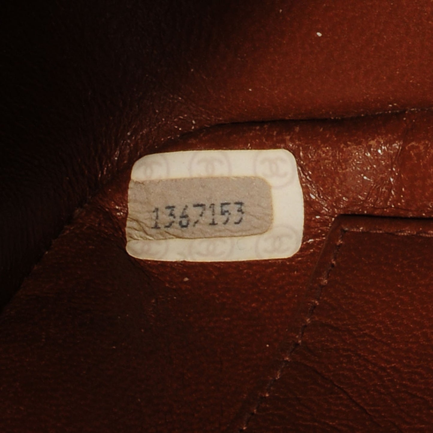 Lambskin Quilted Shoulder Bag Dark Brown