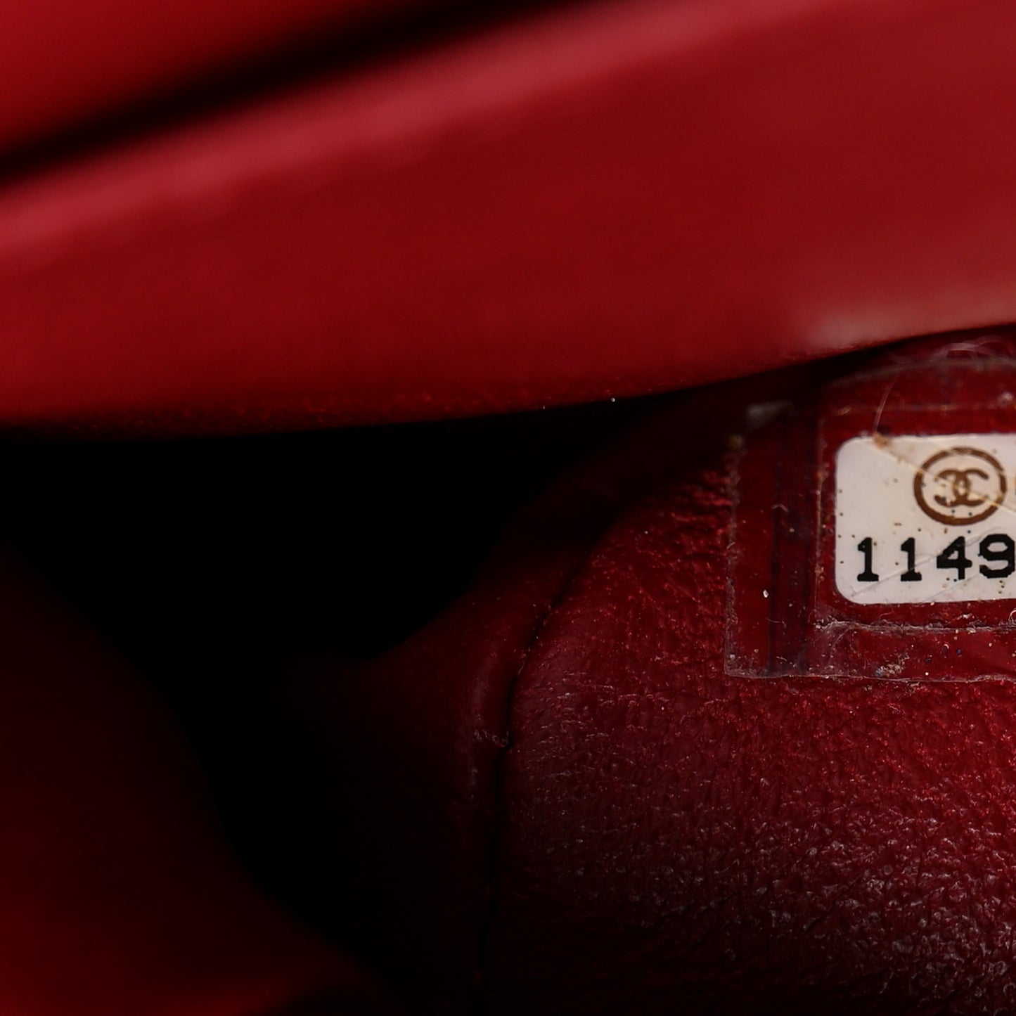 Washed Caviar Quilted 2.55 Reissue 225 Bijoux Chain Flap Red