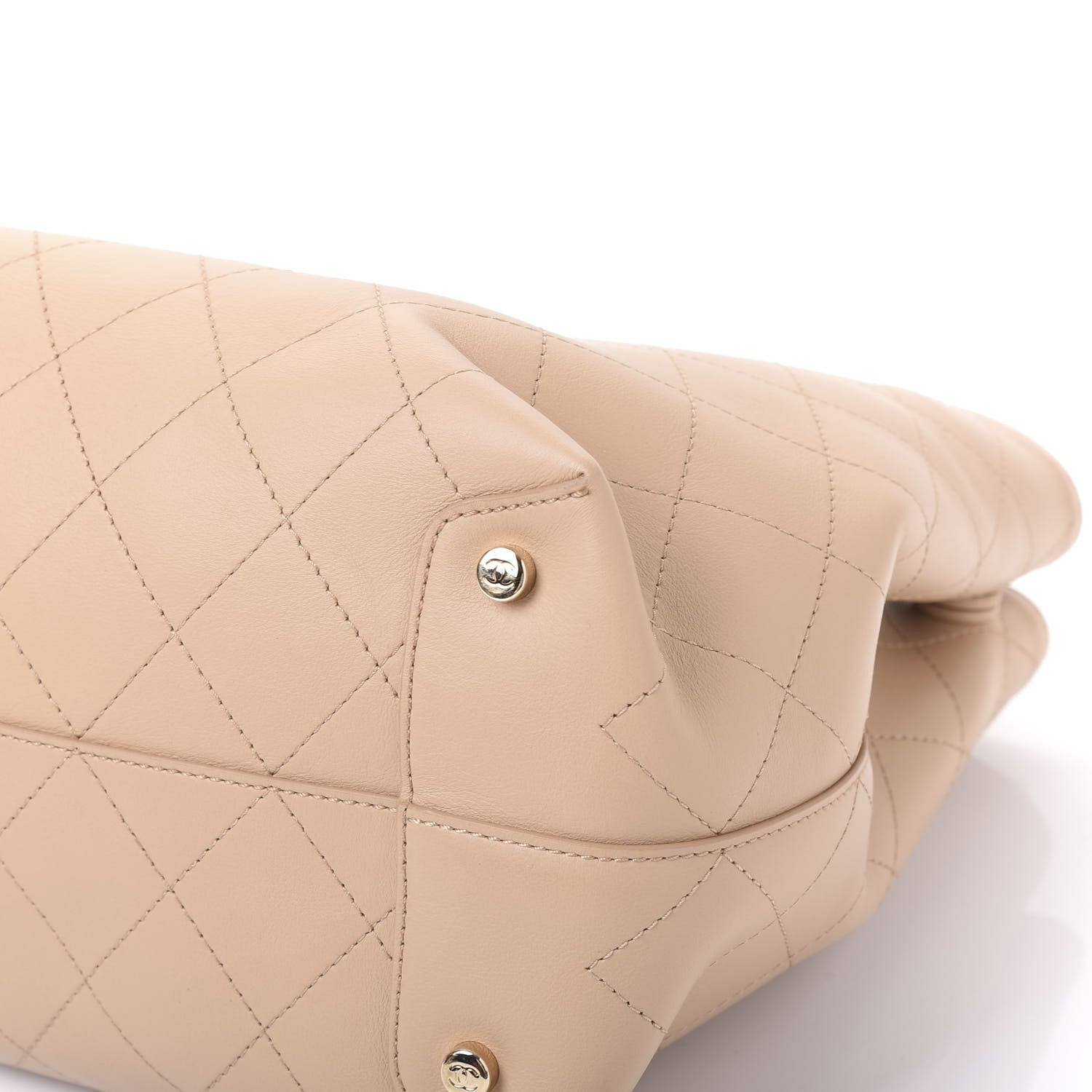 Chanel Calfskin Large Serial Shopper Tote Beige 8 of 11