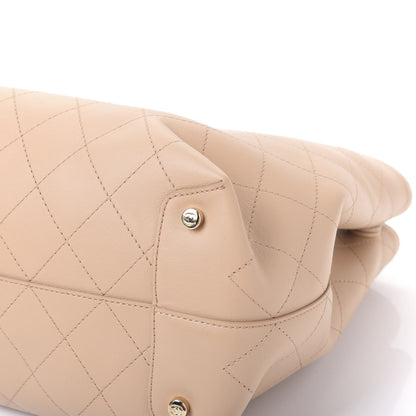 Chanel Calfskin Large Serial Shopper Tote Beige 8 of 11
