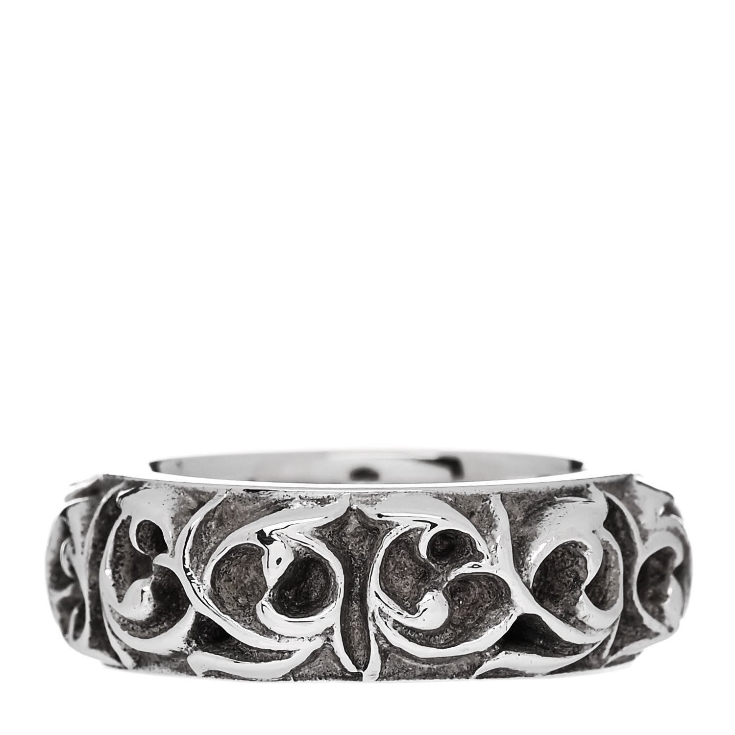 Chrome Hearts Sterling Silver Eternity Vine Band Ring 49 5 3 of 6