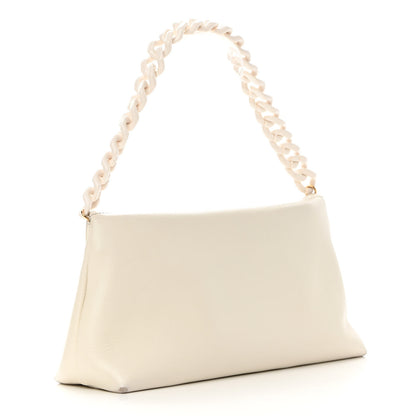 Tom Ford Calfskin Mini Label Shoulder Bag White 3 of 15