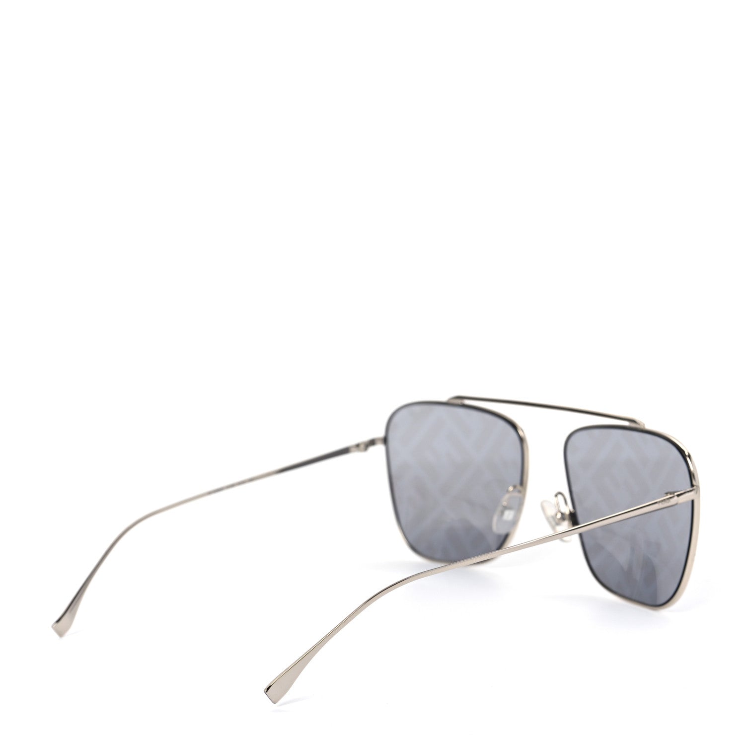 Fendi Metal Aviator Sunglasses FF0406/S Silver 4 of 7