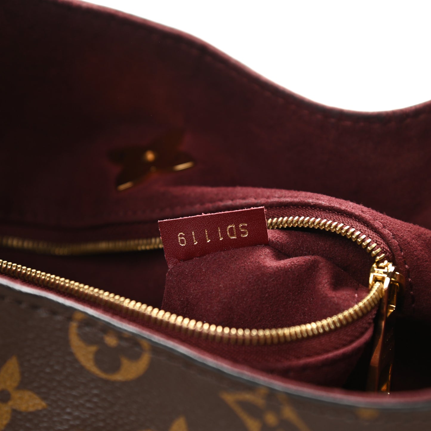 Monogram Flower Hobo Bordeaux