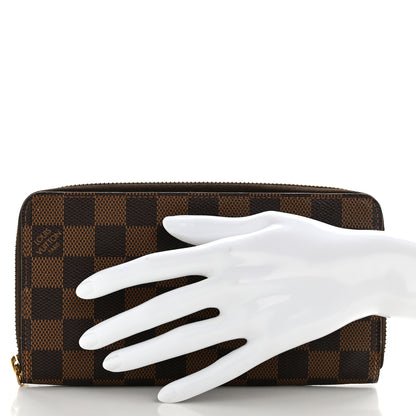 Louis Vuitton Damier Ebene Zippy Wallet 2 of 11