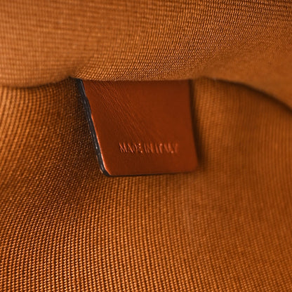 Celine Triomphe Canvas Calfskin Ava Shoulder Bag Tan 6 of 10