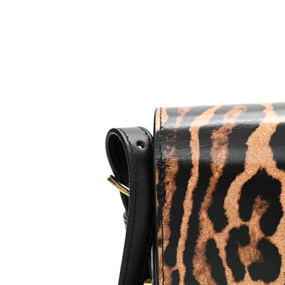 Burberry Calfskin Leopard Small Grace Bag Black 11 of 12