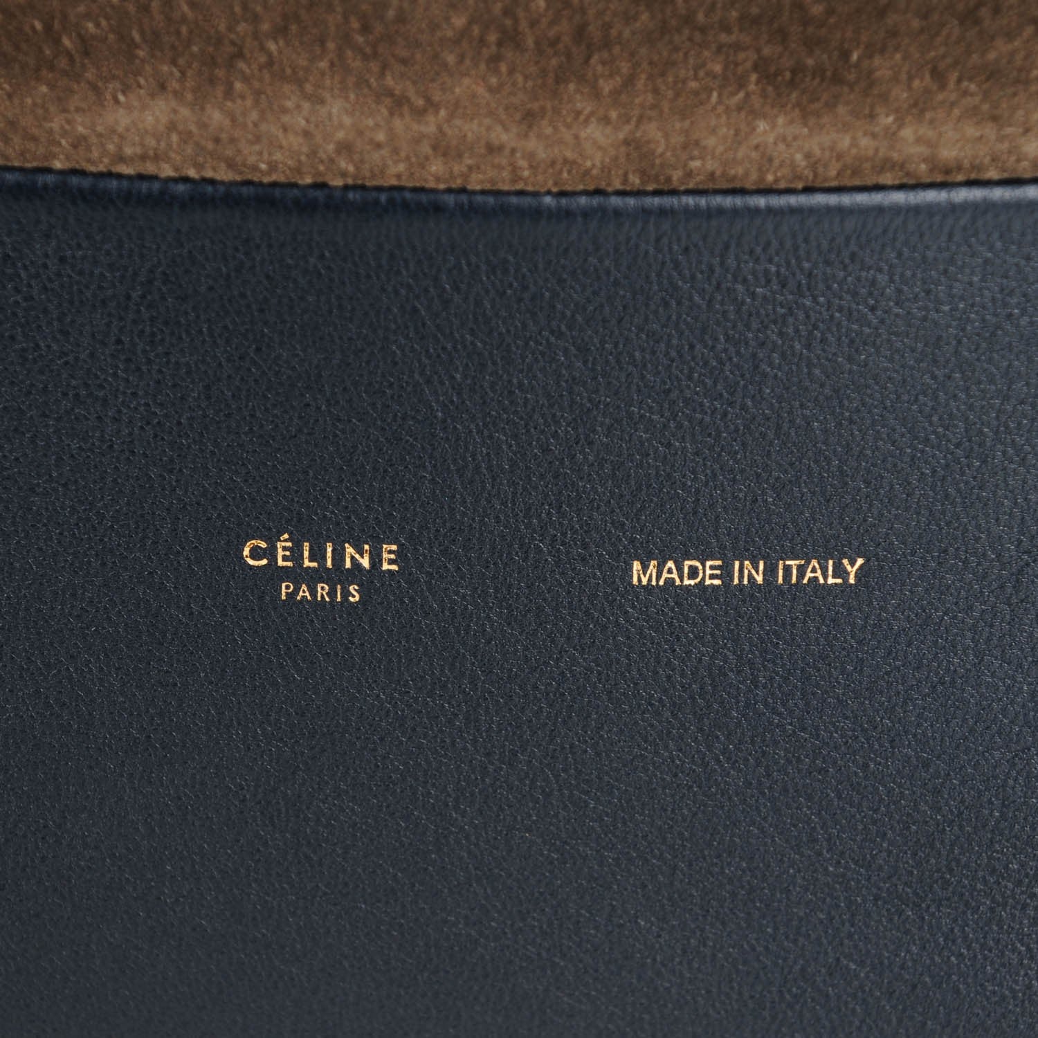 Celine Calfskin Suede All Soft Shoulder Bag Amber 7 of 8