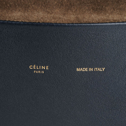 Celine Calfskin Suede All Soft Shoulder Bag Amber 7 of 8