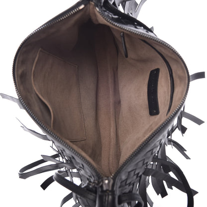 Bottega Veneta Nappa Intrecciato Palio Fringe Messenger Black 5 of 9