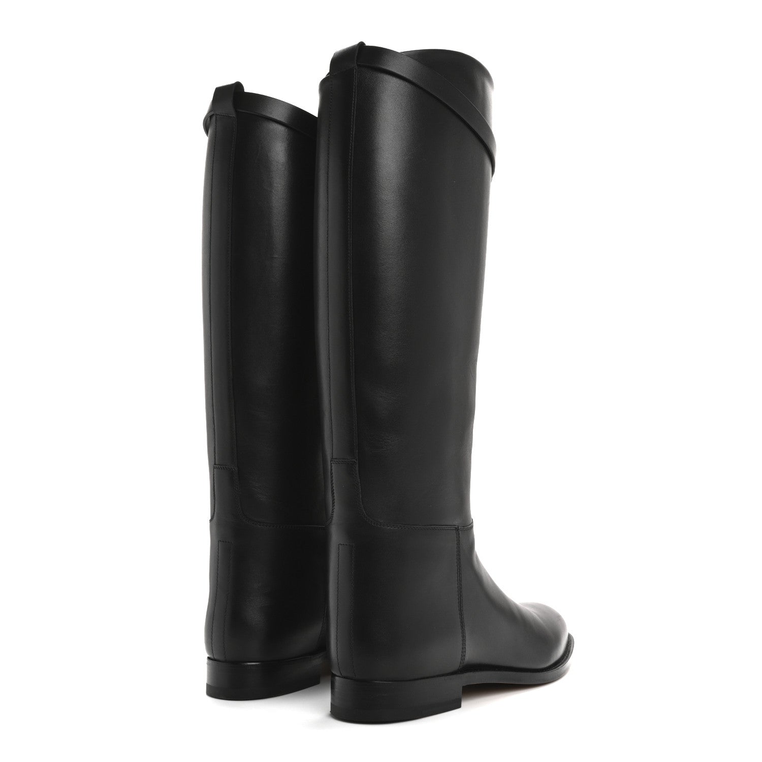 Hermes Box Kelly Jumping Boots 39 Black 4 of 10