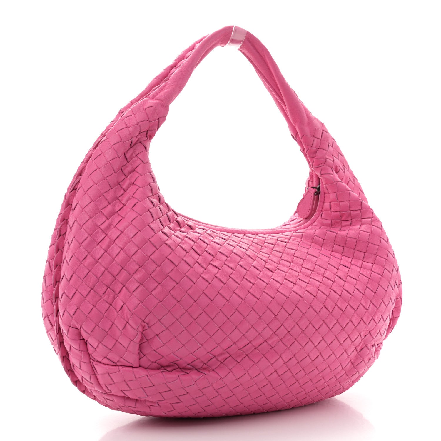 Bottega Veneta Nappa Intrecciato Small Veneta Hobo Fuchsia 3 of 13