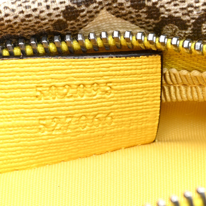 Gucci Soft GG Supreme Monogram Hearts Web Childrens Belt Bag Beige Ebony Multicolor Freesia 7 of 10