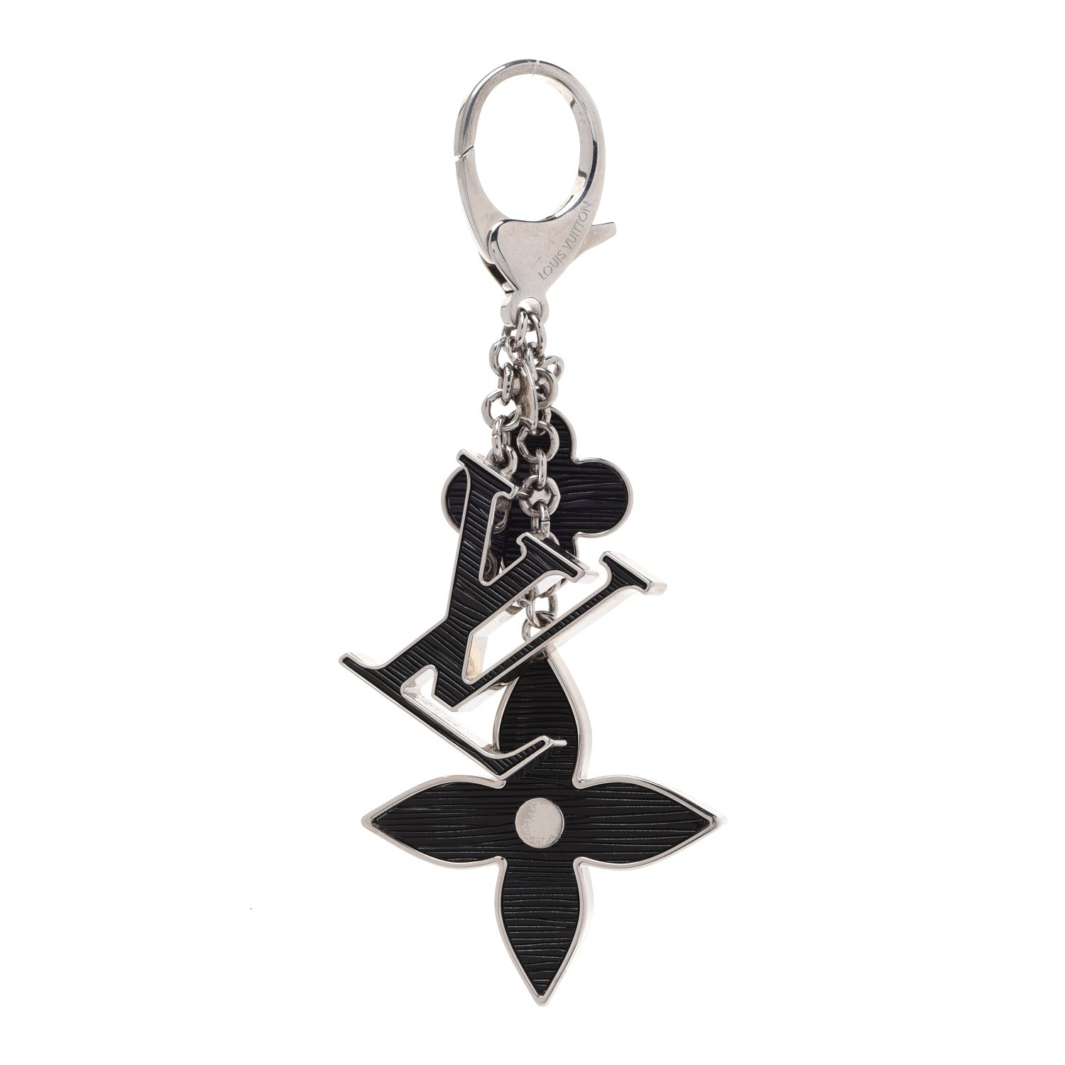Louis Vuitton Electric Epi Fleur d'Epi Bag Charm Black 1 of 6