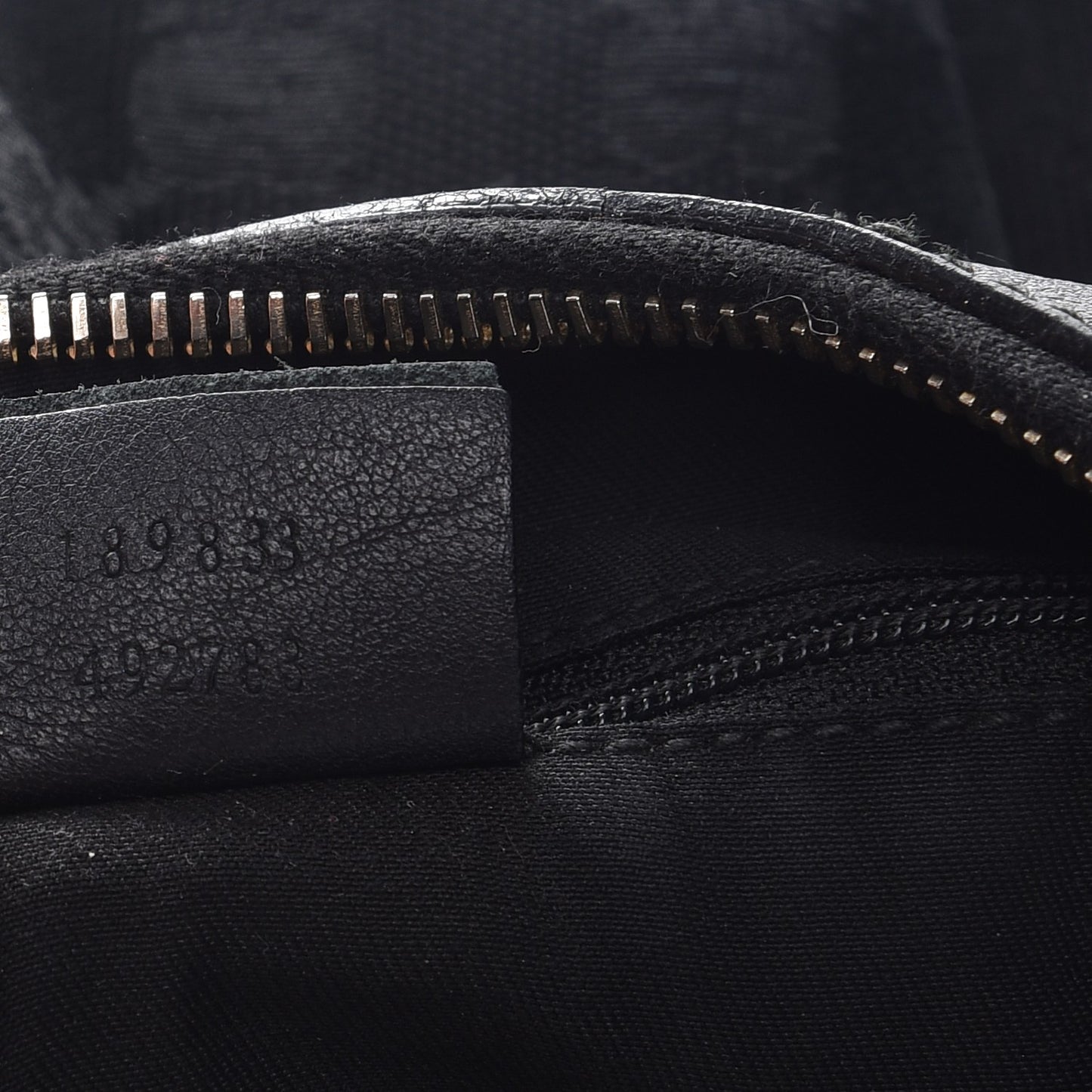 Monogram Large D Ring Hobo Black