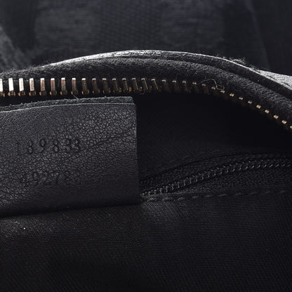 Gucci Monogram Large D Ring Hobo Black 7 of 14