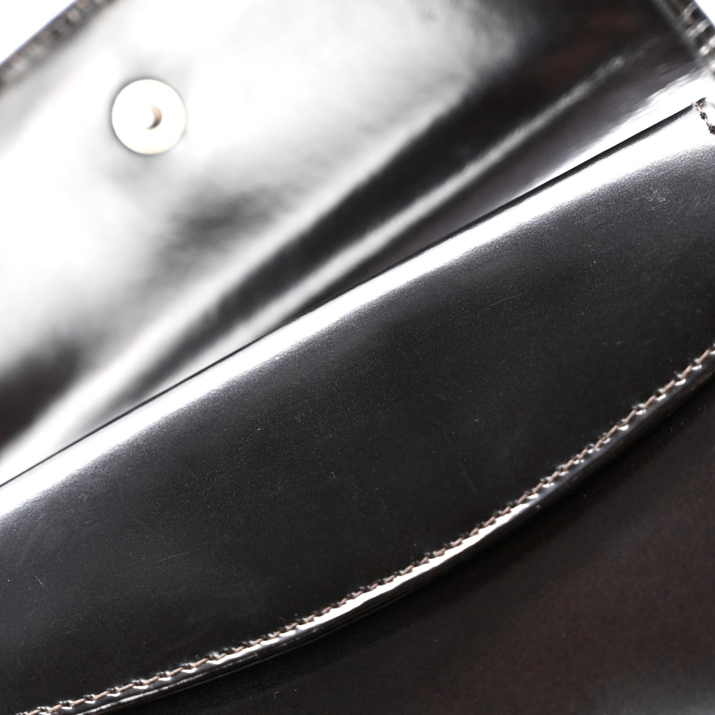 Spazzolato Tri-Fold Compact Wallet Ebano