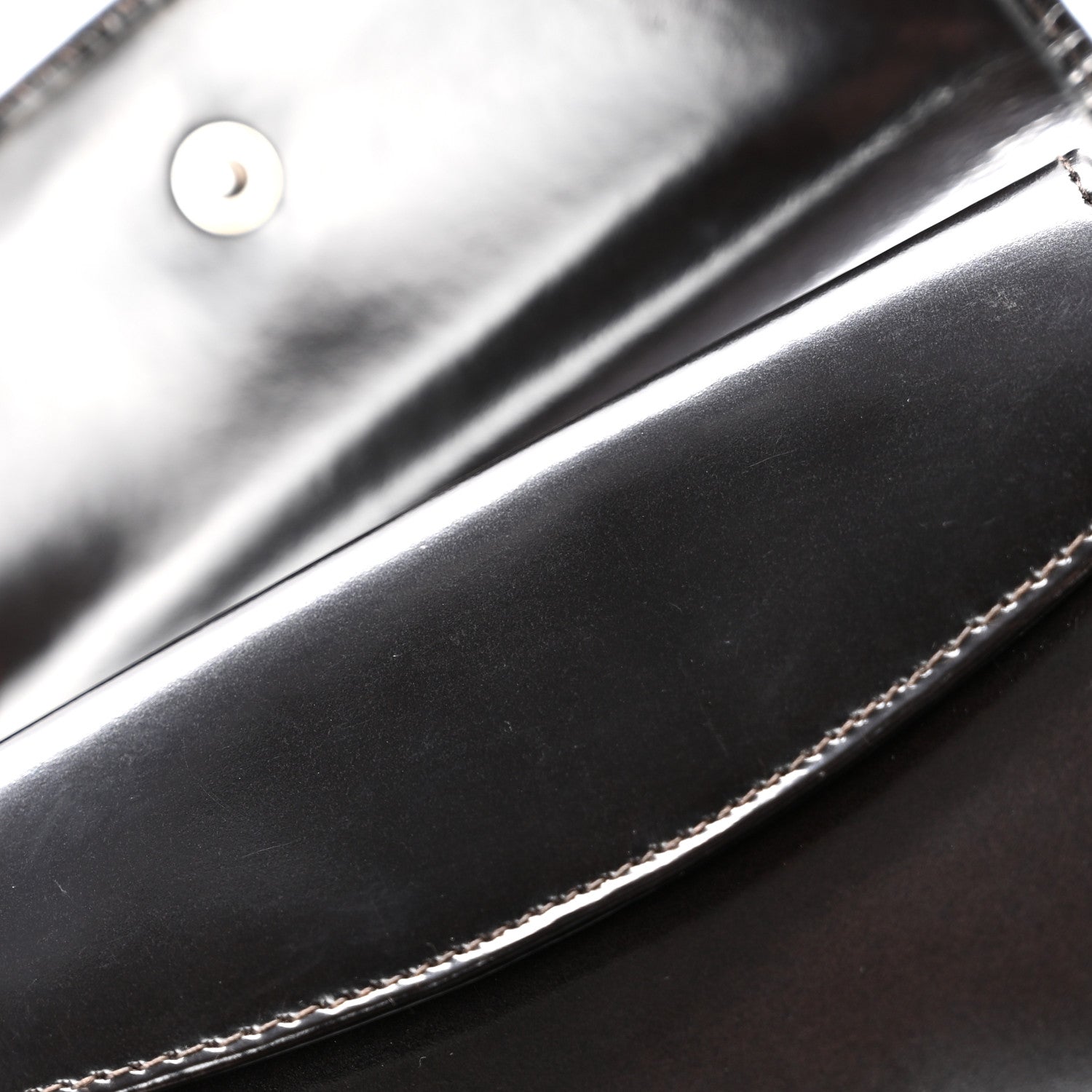 Prada Spazzolato Tri-Fold Compact Wallet Ebano 10 of 15