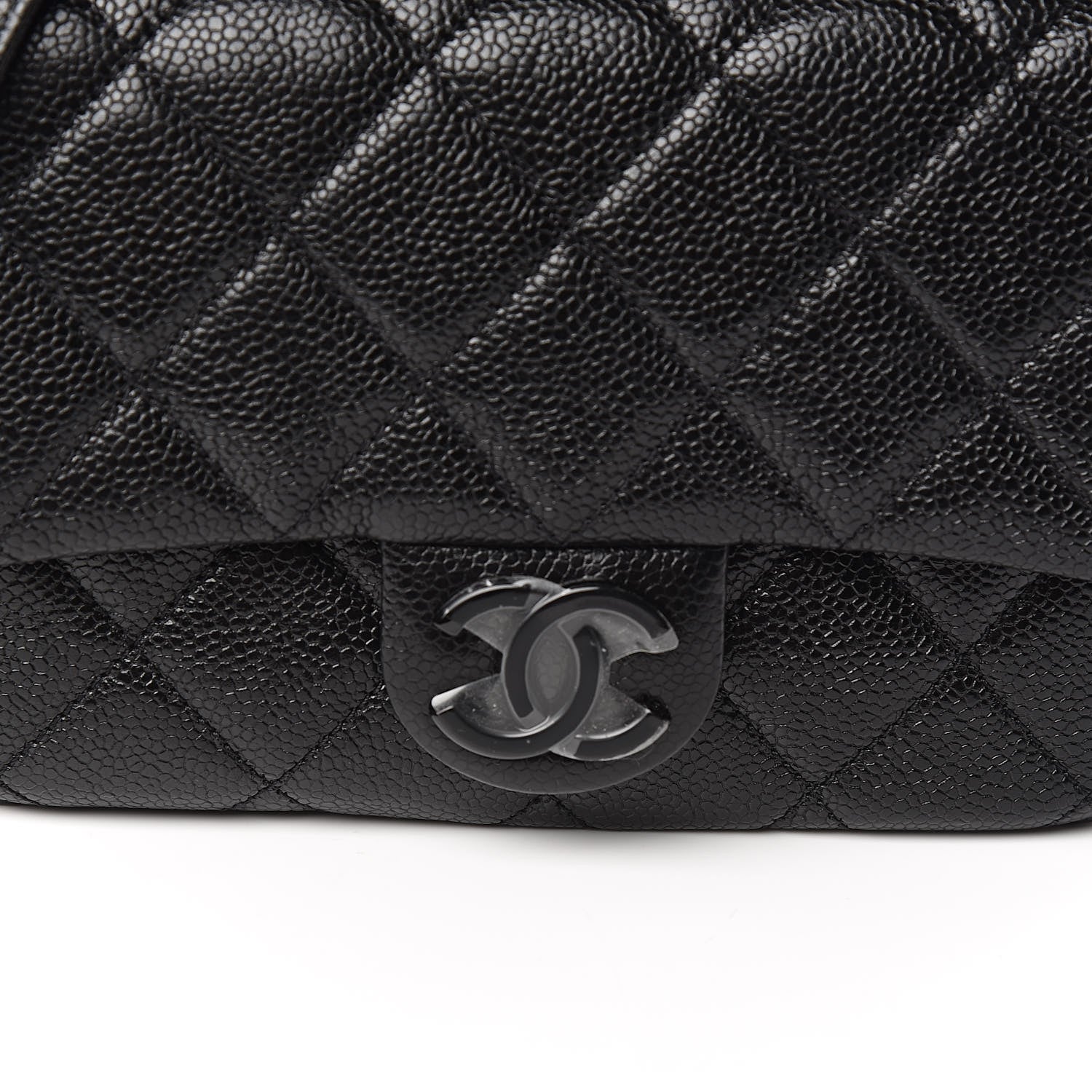 Chanel Caviar Quilted Incognito Mini Square Flap Black 10 of 11
