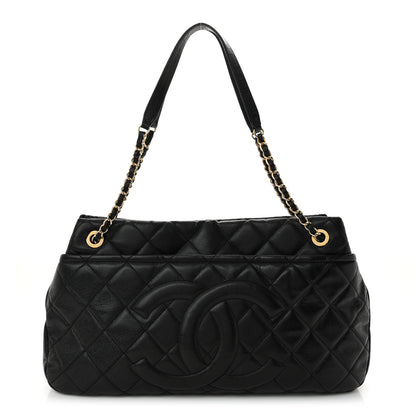 Chanel Caviar Quilted Timeless CC Soft Tote Black 1 of 14