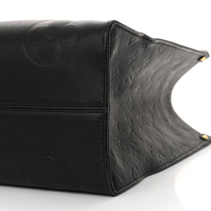 Louis Vuitton Empreinte Monogram Giant Onthego GM Black 9 of 15