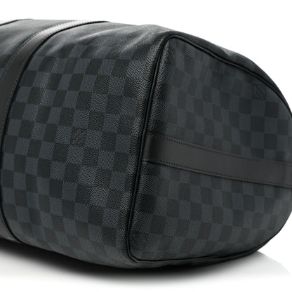 Louis Vuitton Damier Cobalt Keepall Bandouliere 45 6 of 12