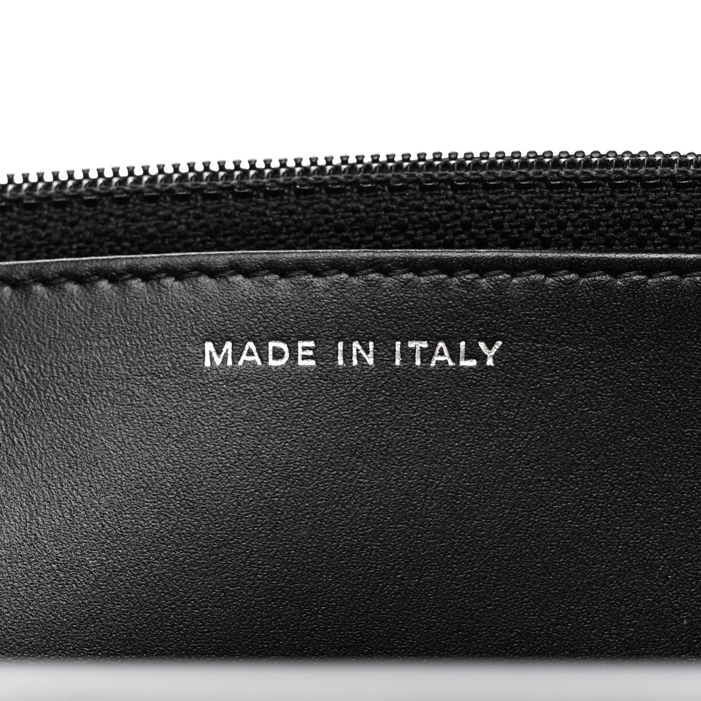 Patent Quilted Wallet On Chain WOC Black