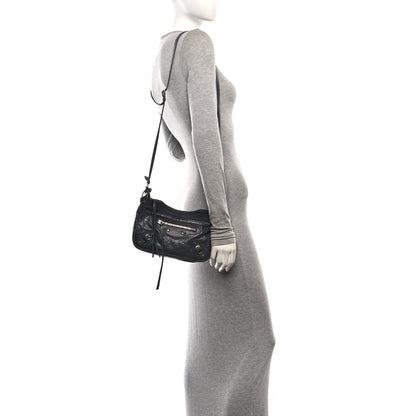 Balenciaga Agneau Classic Silver Hardware Hip Anthracite 2 of 11