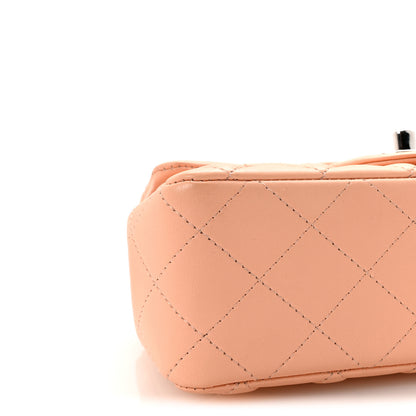 Chanel Lambskin Quilted Mini Rectangular Flap Light Pink 9 of 11