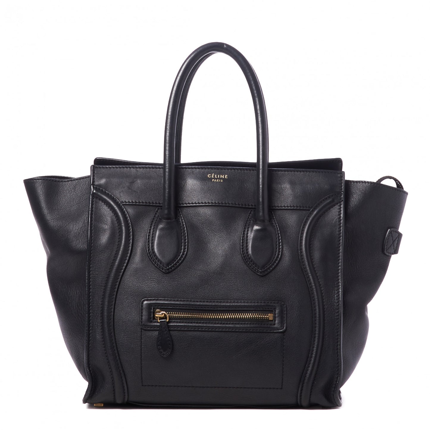Smooth Calfskin Mini Luggage Black