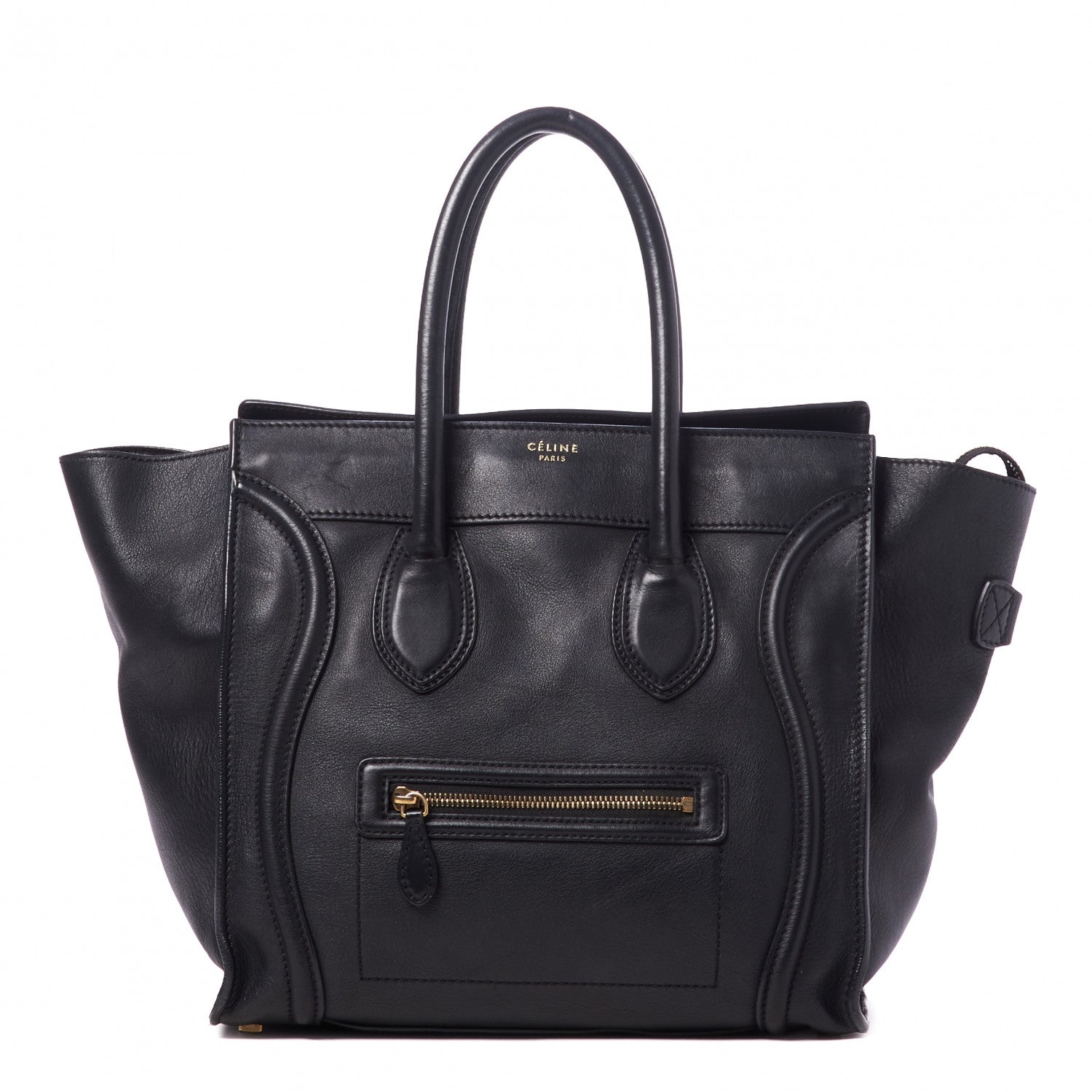 Celine Smooth Calfskin Mini Luggage Black 1 of 7