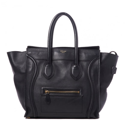 Celine Smooth Calfskin Mini Luggage Black 1 of 7