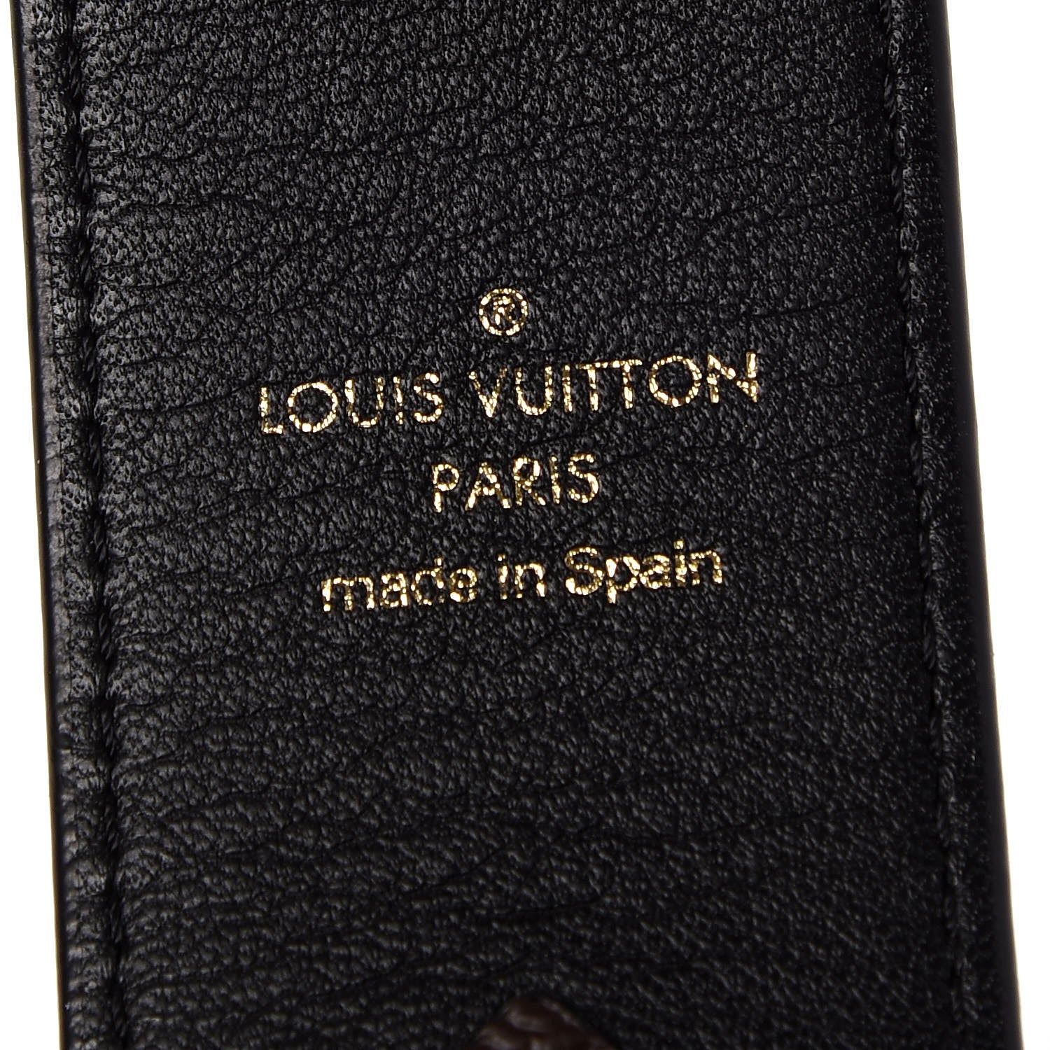 Louis Vuitton Monogram Bandouliere Shoulder Strap Black 2 of 5