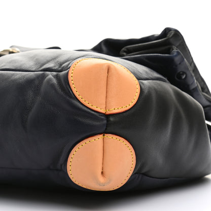 Louis Vuitton Lambskin Cloud Clutch GM Black 10 of 11