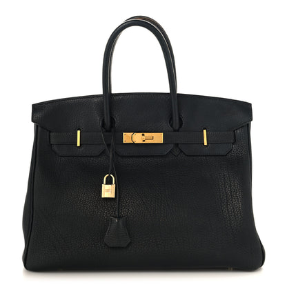 Hermes Fjord Birkin 35 Black 1 of 16
