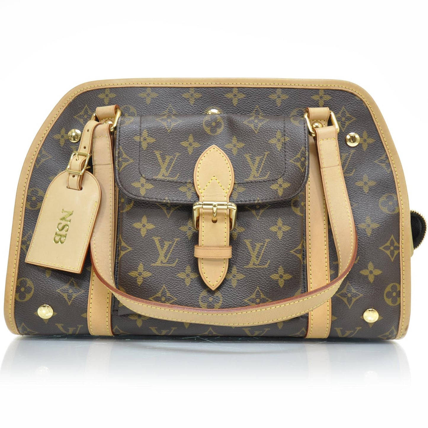 Monogram Baxter PM Dog Pet Carrier