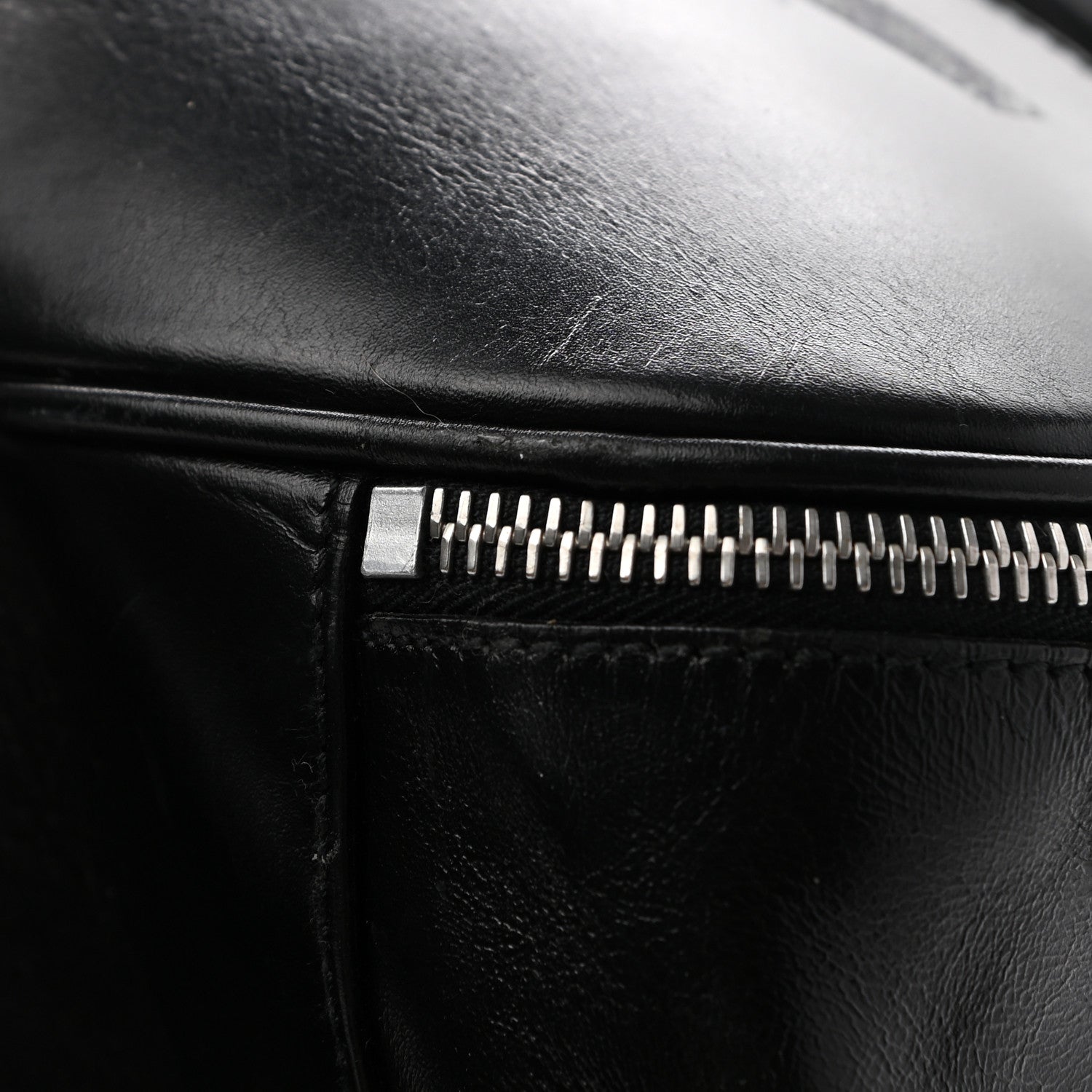 Prada Tessuto Nylon Calfskin Duffle Black 13 of 20
