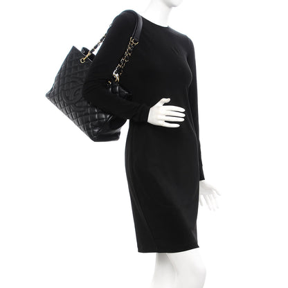 Chanel Caviar Quilted Grand Shopping Tote GST Black 2 of 8