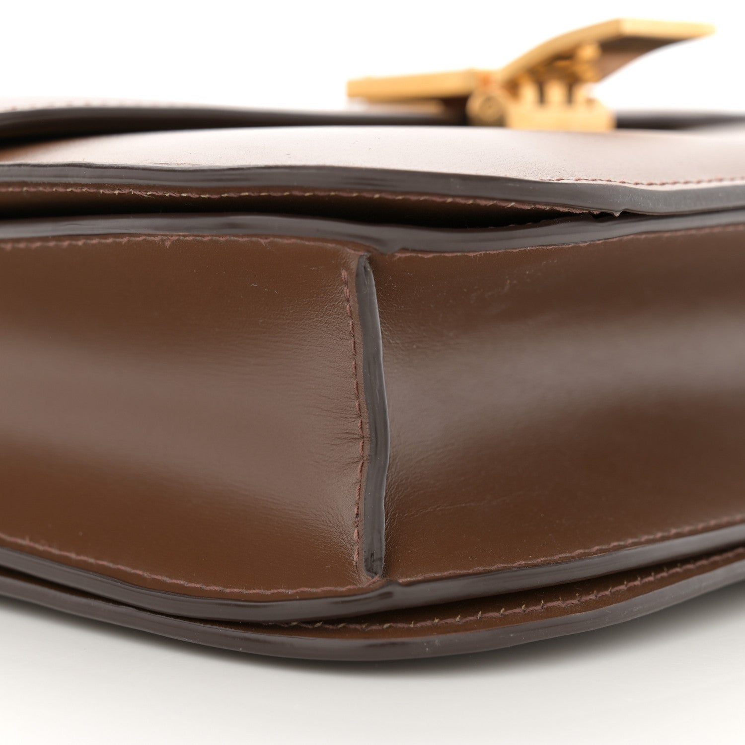 Celine Box Calfskin Medium Classic Box Flap Bag Camel 10 of 14