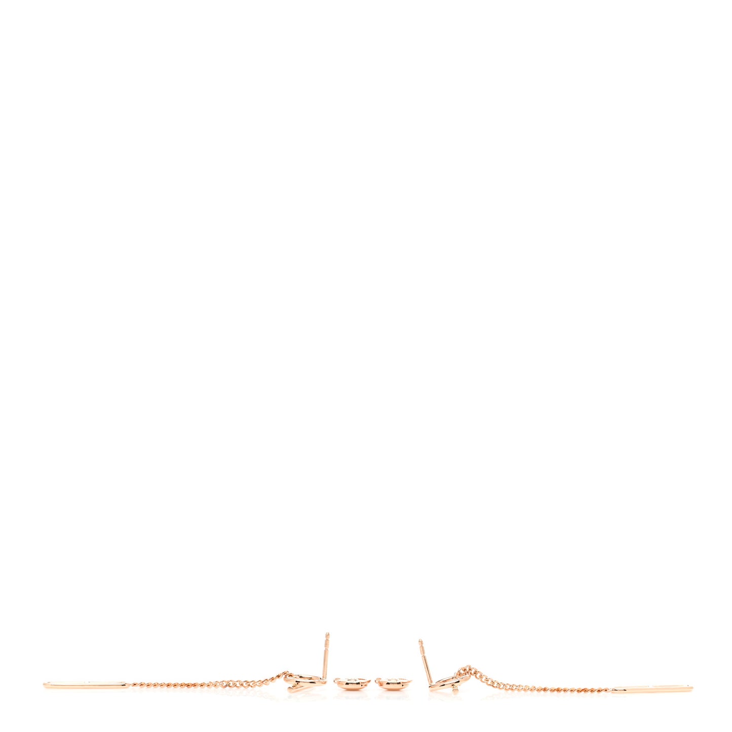 18K Rose Gold Echappee Earrings
