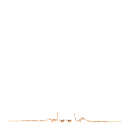 Hermes 18K Rose Gold Echappee Earrings 3 of 5