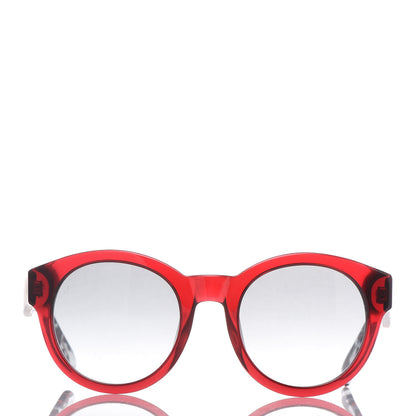 Gucci Acetate Web Round GG 3763S Sunglasses Red 3 of 8