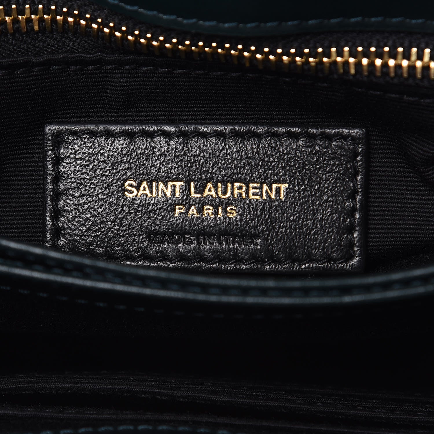Saint Laurent Velvet Y Quilted Monogram Toy Loulou Chain Satchel Dark Ottanio 6 of 13