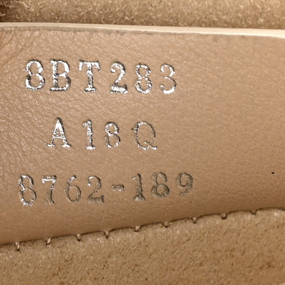 Fendi Vitello Liberty Scalloped Studded Kan I Shoulder Bag Grigio Perla 8 of 11