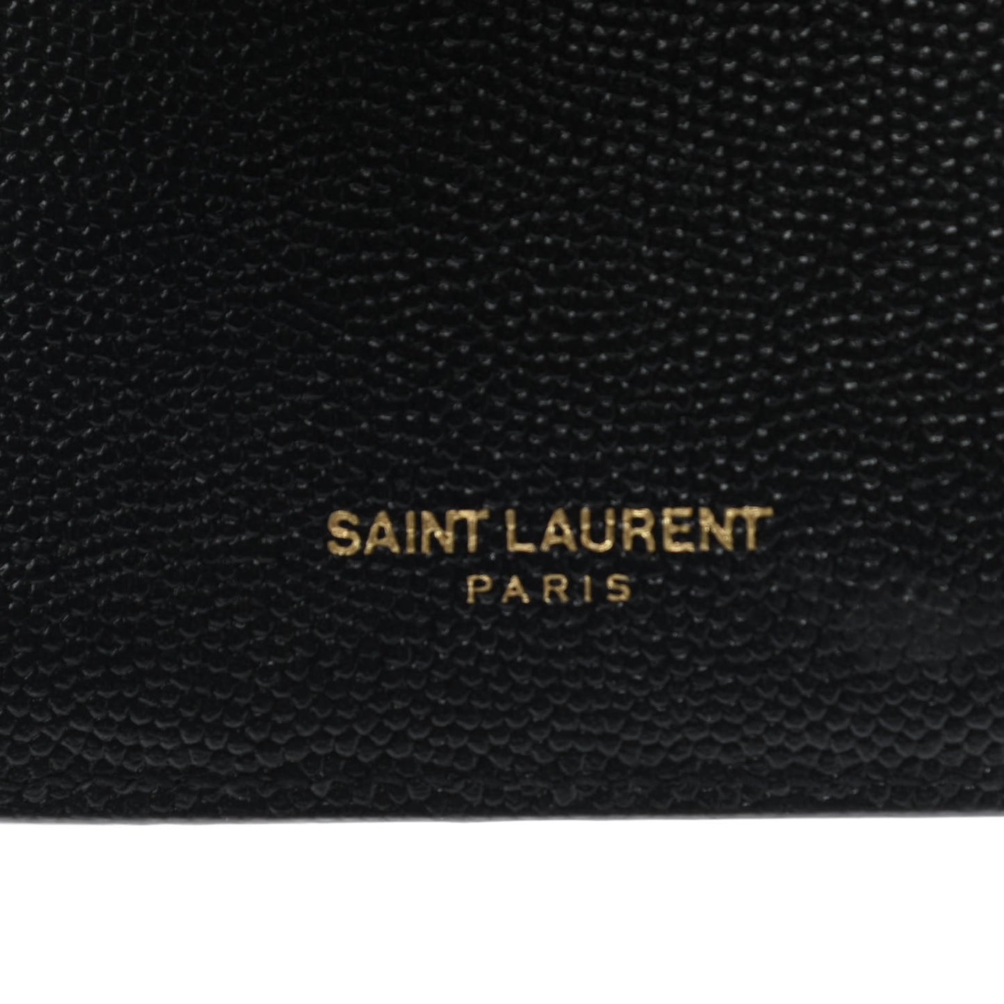 Grain De Poudre Monogram Bi-Fold Wallet Black